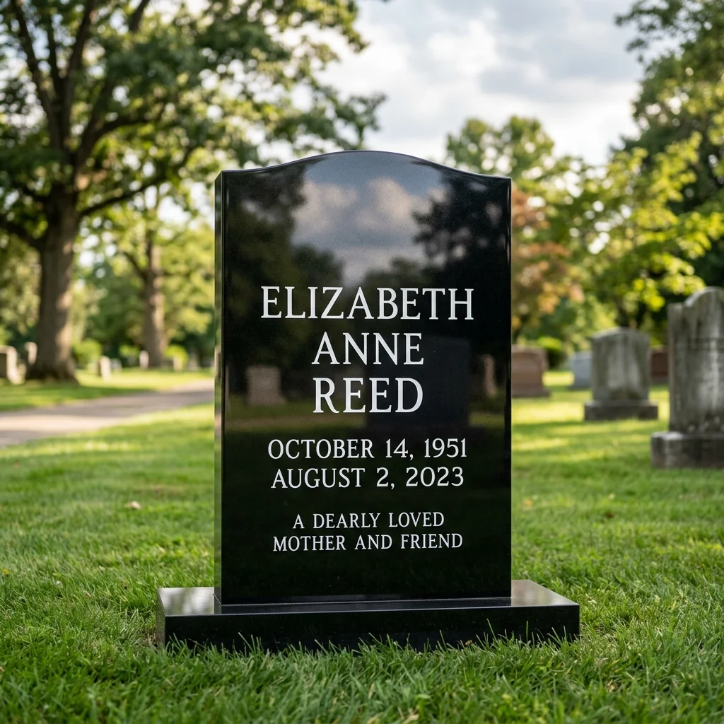 Single Upright Monument