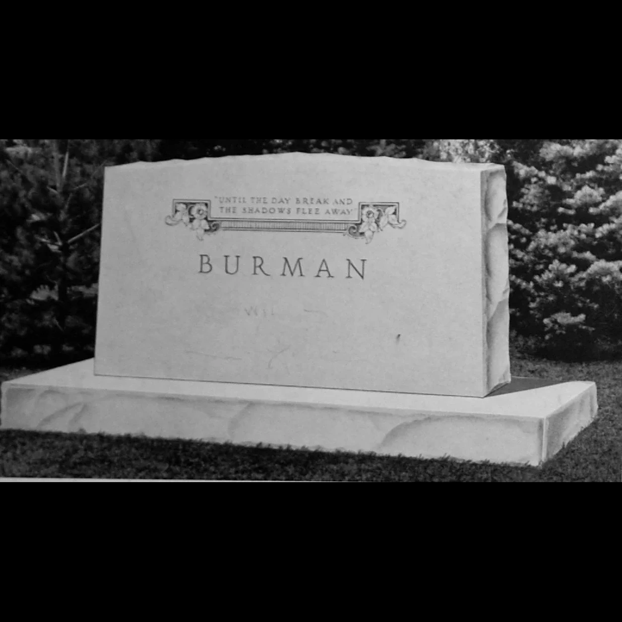 Historical catalog design: burman