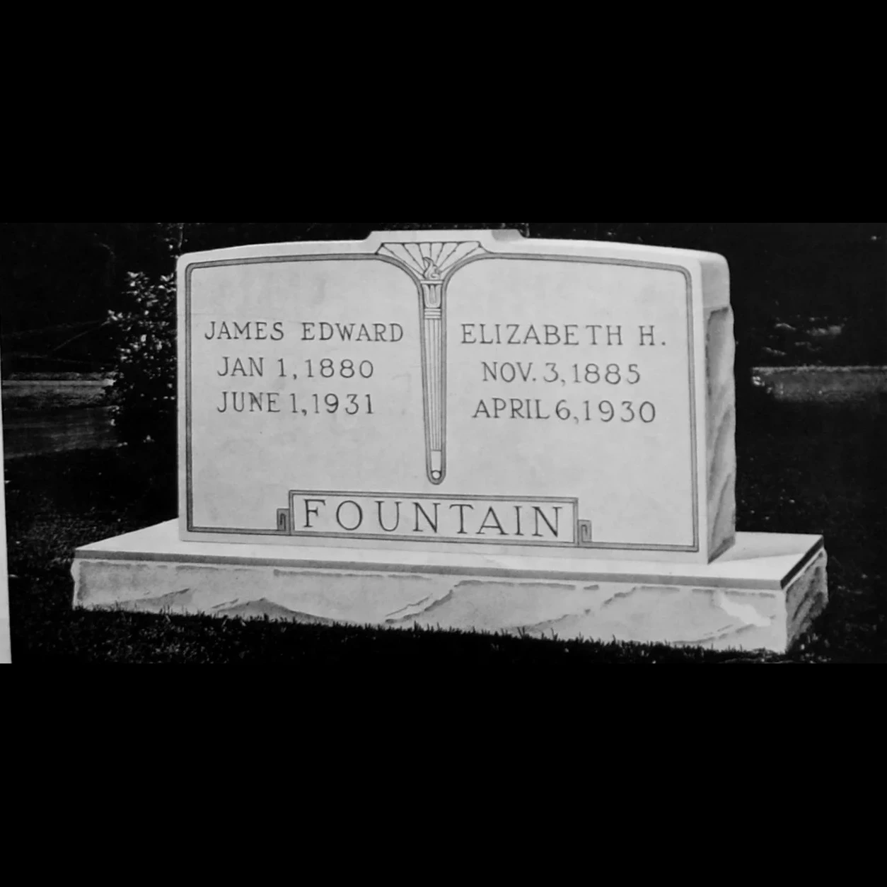 Historical catalog design: fountain