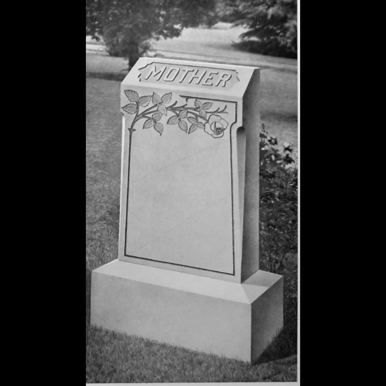 Historical catalog design: mother