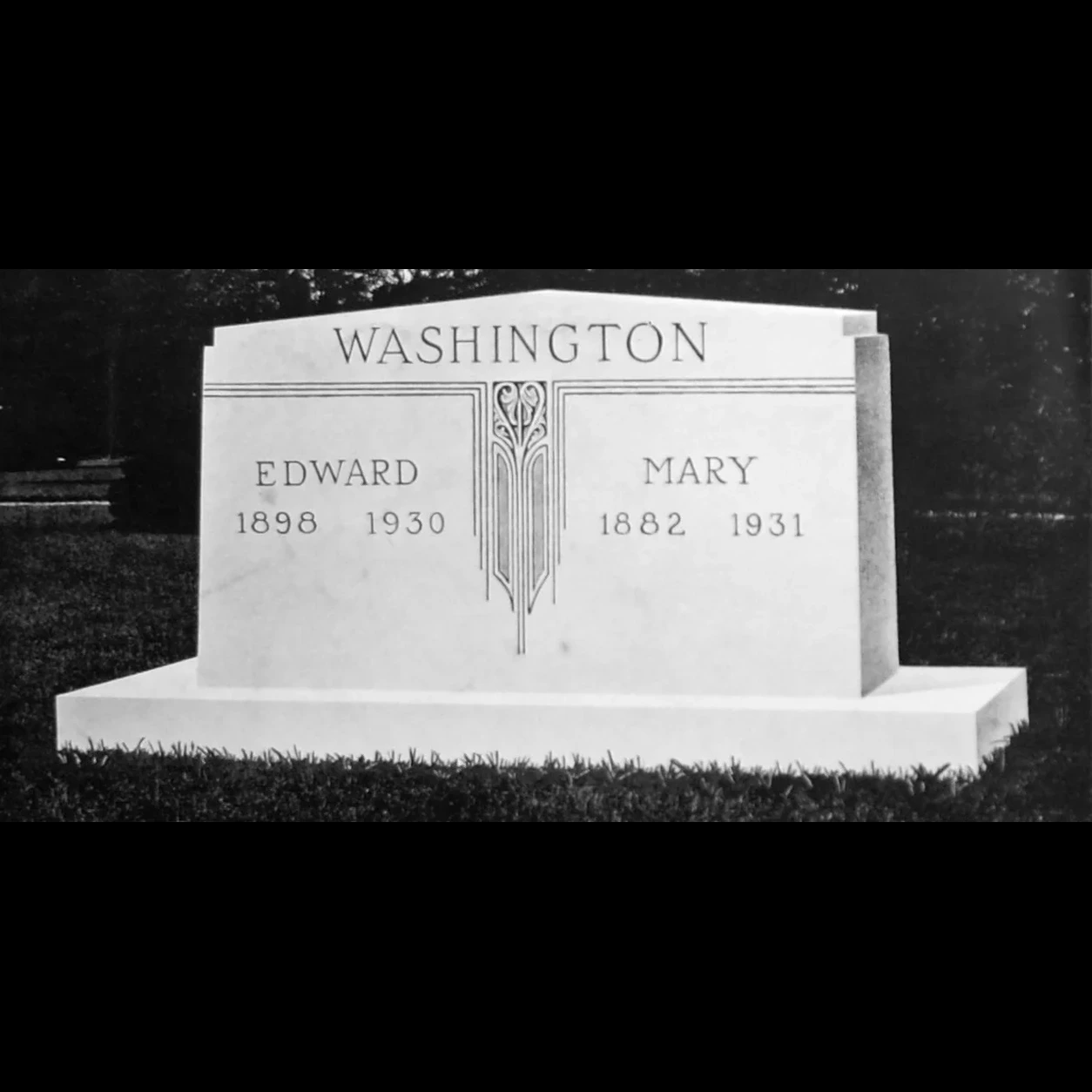 Historical catalog design: washington